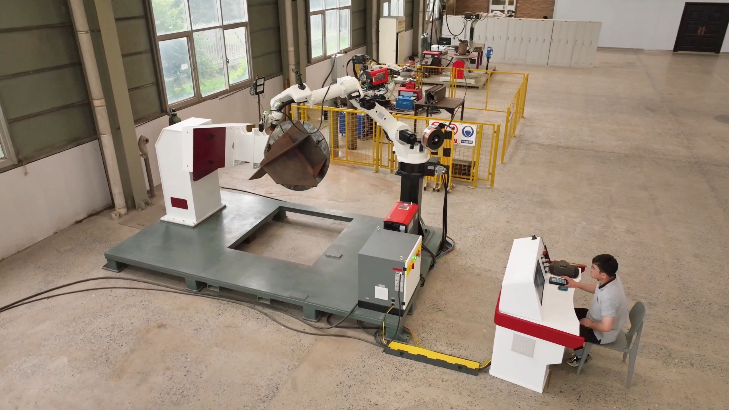 BW series L-shape postitoner welding workstation - 图片 2