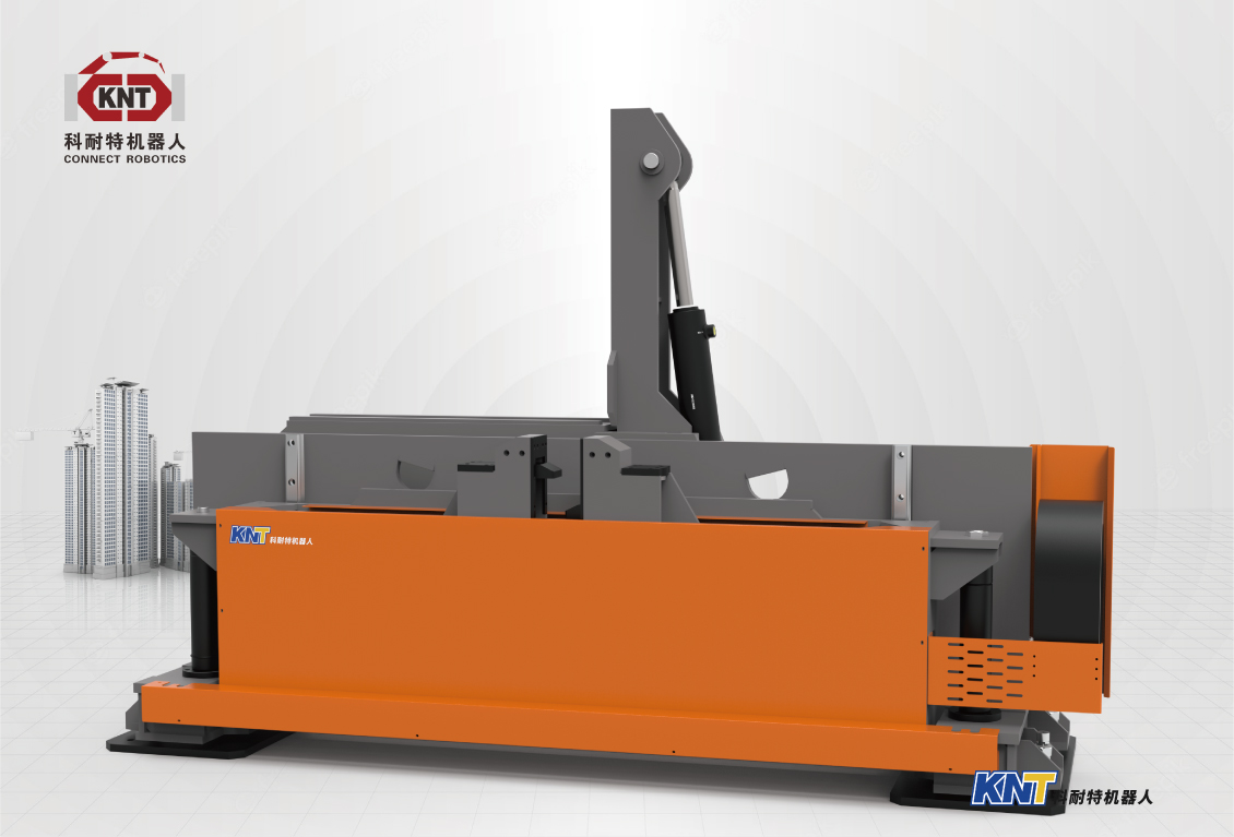 Folding arm flipping machine