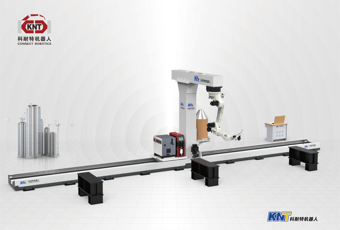 Cantilever series seven-axis welding workstation