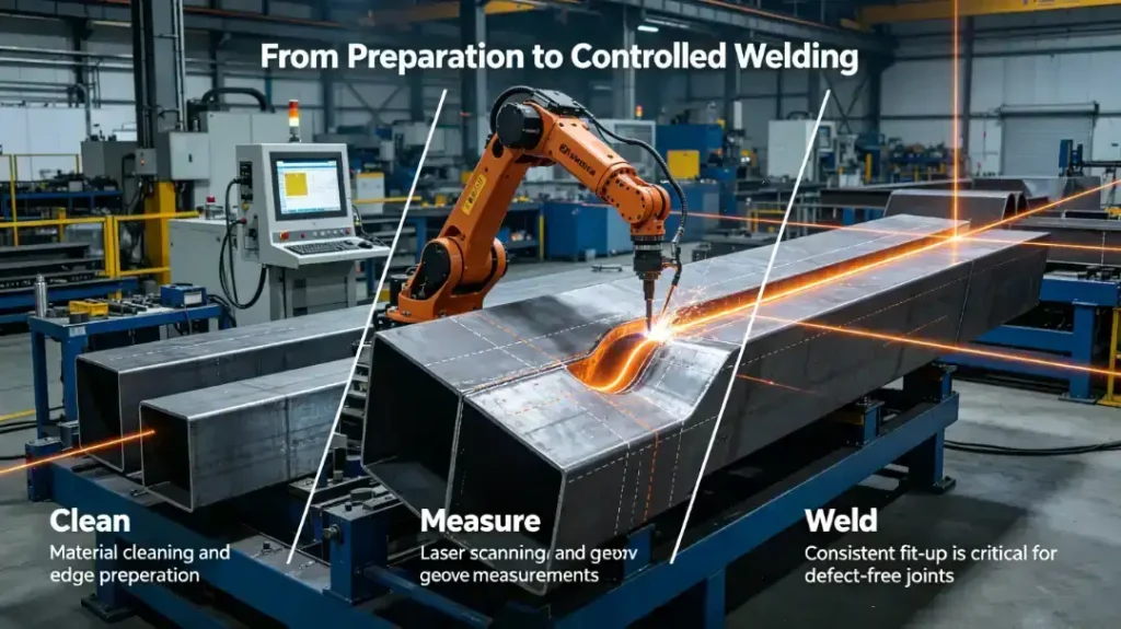 weld groove